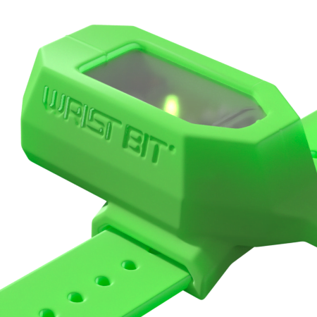 WristBit Golf Band - 3d render, side view and branding